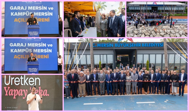 BAŞKAN SEÇER İLE MERAL SEÇER, ‘GARAJ MERSİN VE KAMPÜS MERSİN AÇILIŞ TÖRENİ’NE KATILDI