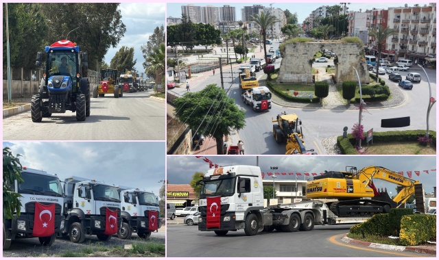TARSUS BELEDİYESİ YENİ ARAÇLARLA HİZMET FİLOSUNU GÜÇLENDİRDİ