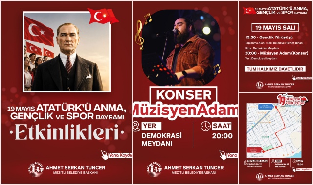 19 MAYIS COŞKUSU MEZİTLİ’DE YAŞANACAK
