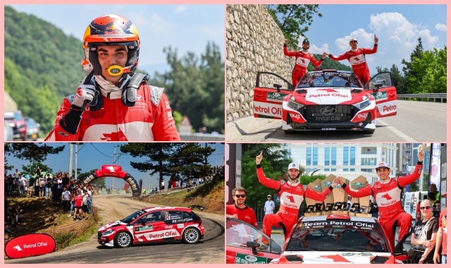 Bursa Rallisi'nde zaferin adı yine Kerem Kazaz