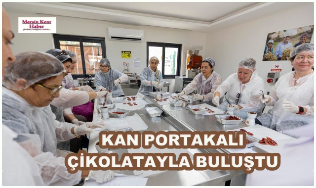  KAN PORTAKAL  ÇİKOLATAYLA BULUŞTU