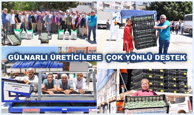 GÜLNARLI ÜRETİCİLERE ÇOK YÖNLÜ DESTEK