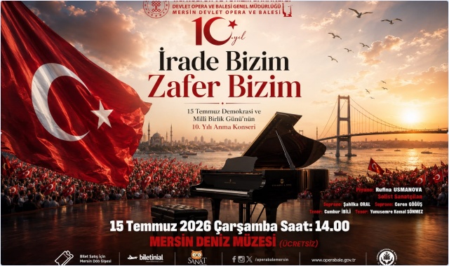 Mersin DOB'nden ‘İrade Bizim Zafer Bizim’ Konseri