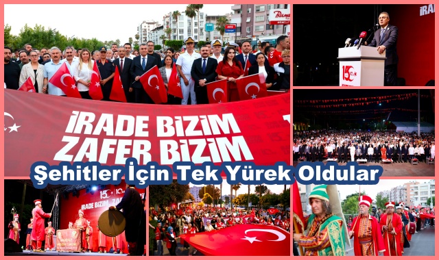 Şehitler İçin Tek Yürek Oldular