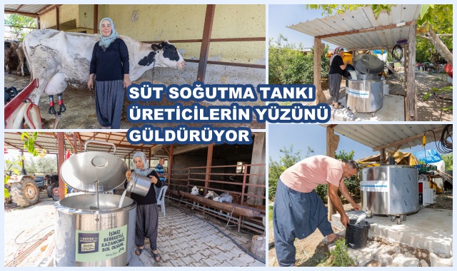 SÜT SOĞUTMA TANKI ÜRETİCİLERİN YÜZÜNÜ GÜLDÜRÜYOR