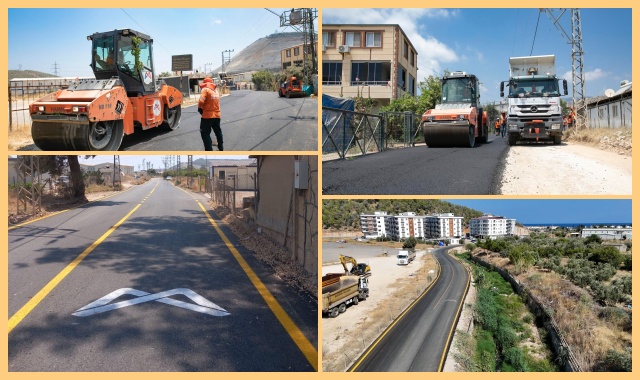 GÜLNAR'DA SORUNLU YOLLAR TARİH OLDU
