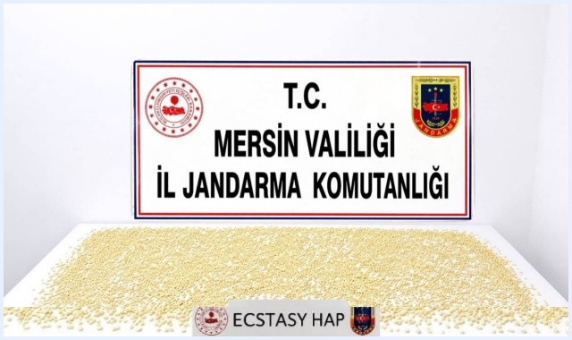  Mersin’de Operasyon 3 Bin 760 Ecstasy Hap Ele Geçirildi