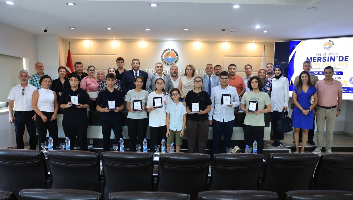 MTSO'dan Mersin'in Geleceği Başarılı Öğrencilere Ödül 