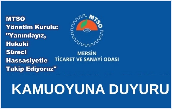 MTSO Yönetim Kurulu: Yanındayız, Hukuki Süreci Hassasiyetle Takip Ediyoruz