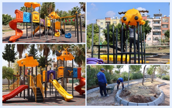TOROSLAR’DA 5 YENİ PARK HİZMETE SUNULDU, 20 PARK YENİLENDİ