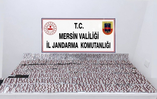 MERSİN’DE 4 BİNİN ÜZERİNDE UYUŞTURUCU HAP ELE GEÇİRİLDİ!
