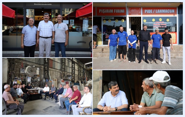 BAŞKAN YILDIZ, GÜNE ESNAF ZİYARETLERİYLE BAŞLIYOR