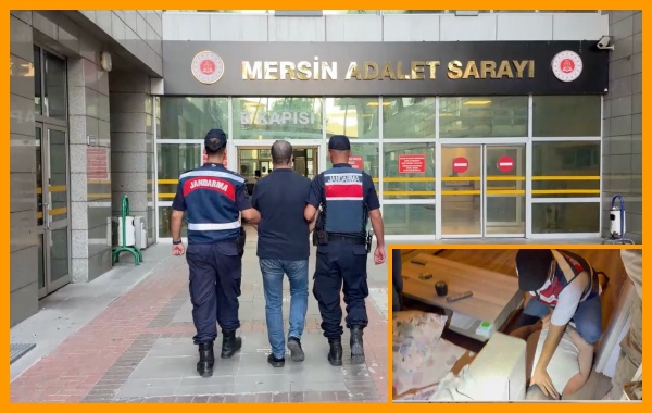 KIRMIZI BÜLTENLE ARANAN AZILI FİRARİ  MERSİN’DE YAKALANDI