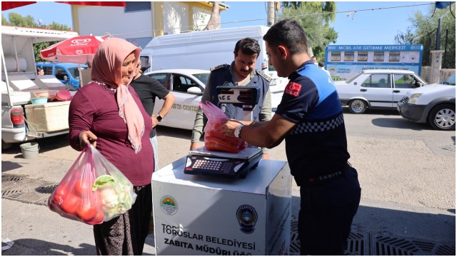 TOROSLAR ZABITASININ PAZARLARDA TERAZİ KONTROLÜ 