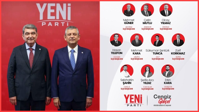 YENİ Parti Mersin’de İlçe Başkanları Ön Seçimle Belirlendi