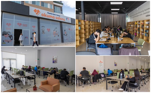 MERSİN'DE 17 OKUMA SALONU ÖĞRENCİLERİN YANINDA