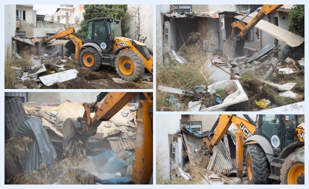 Yenişehir’de Metruk Yapılar Yıkıldı