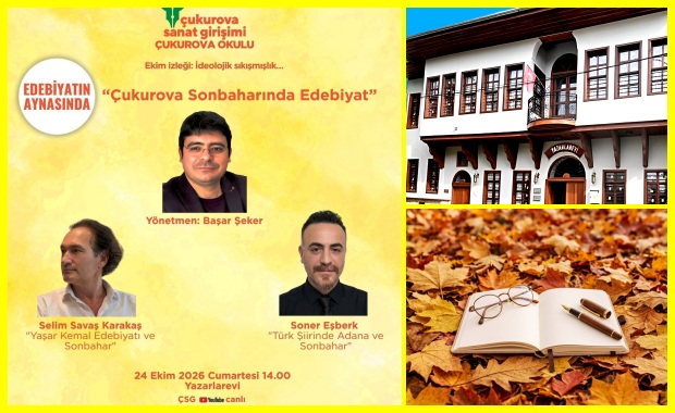 Çukurova Sonbaharında Edebiyat Paneli