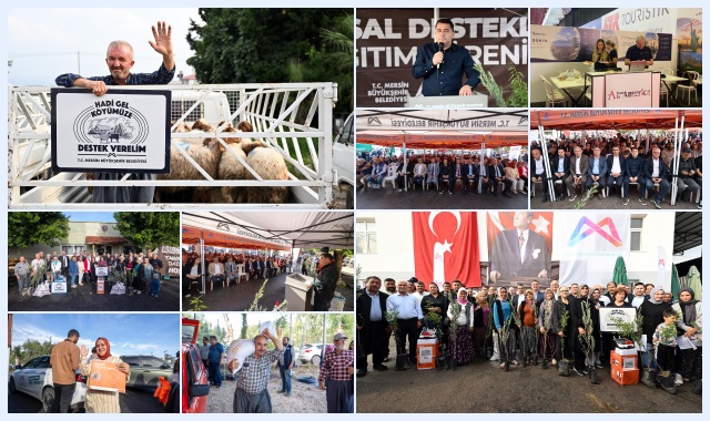 BÜYÜKŞEHİR’DEN ERDEMLİ VE SİLİFKE’DE ÜRETİCİYE ÇOK YÖNLÜ DESTEK